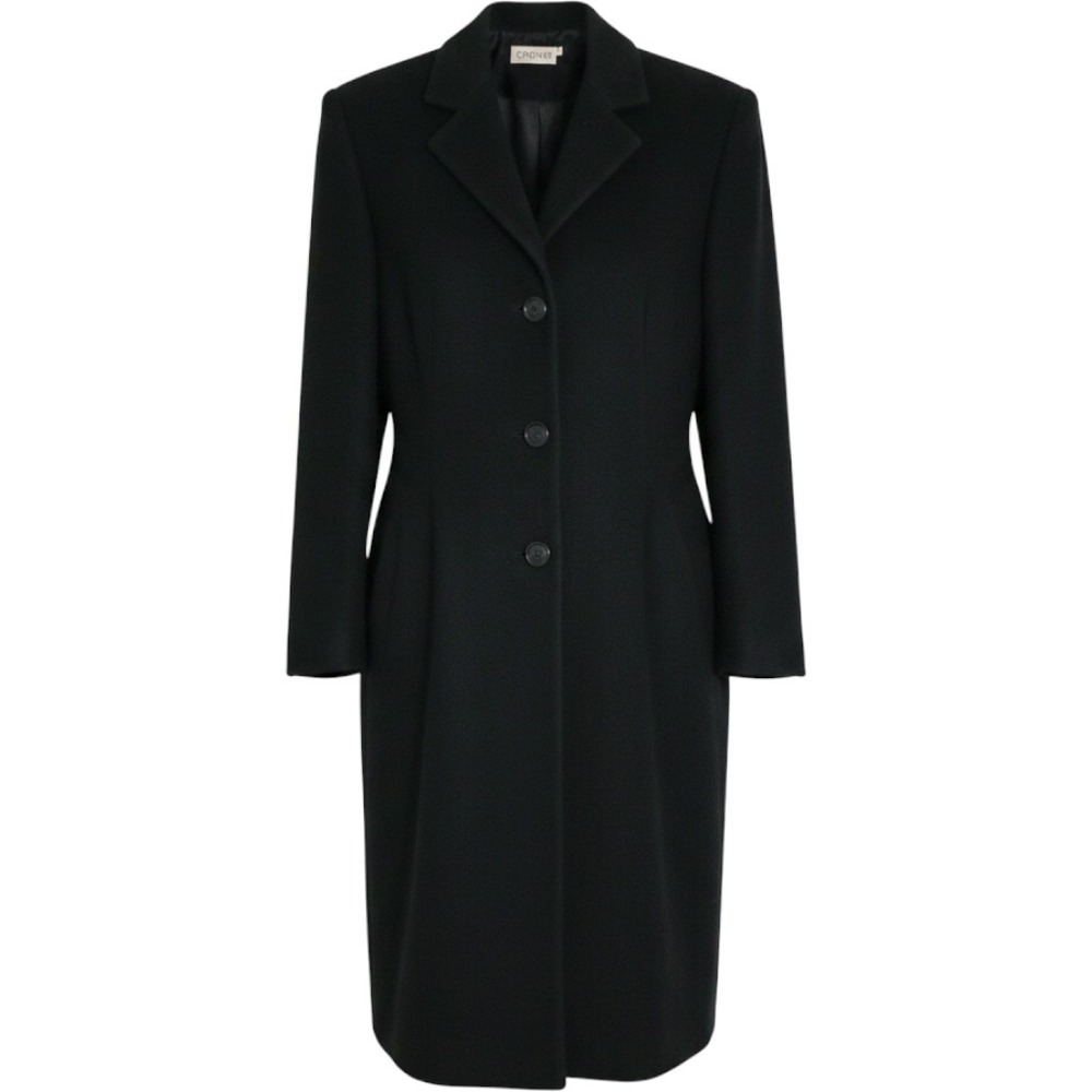 Cache Womens 2-Piece Blazer and Dress Set 10 Black Vintage Minimalist 90s Polish